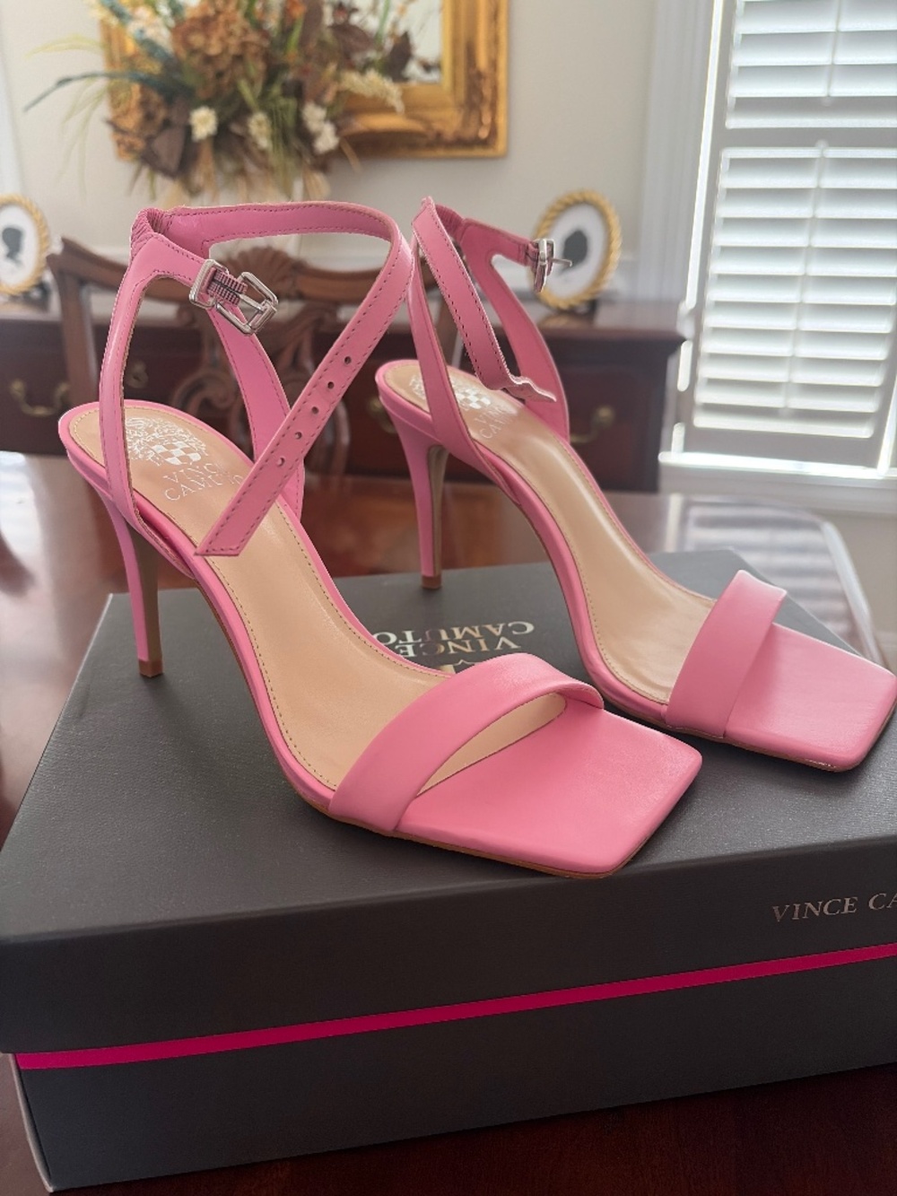 Pink heels